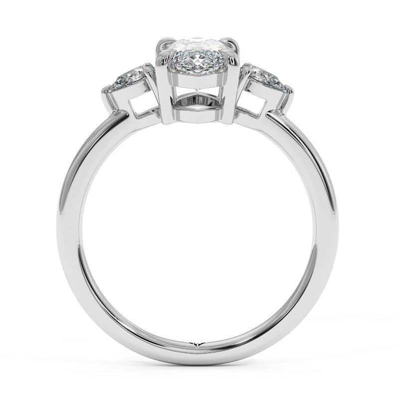 18K White Gold Selene Engagement Ring