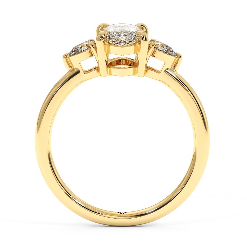 18K Yellow Gold Selene Engagement Ring