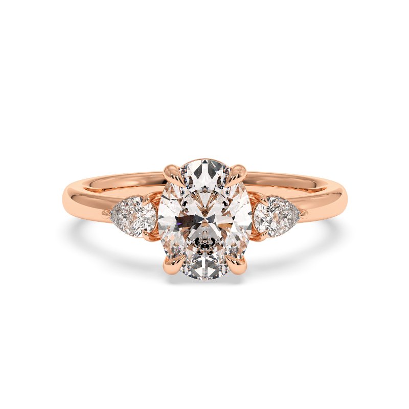 18K Rose Gold Selene Engagement Ring