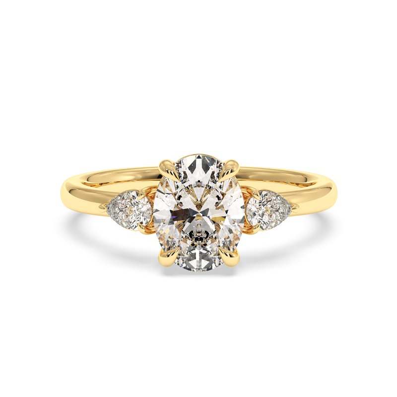 18K Yellow Gold Selene Engagement Ring