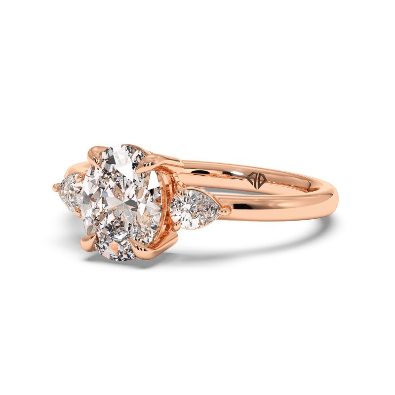 18K Rose Gold Selene Engagement Ring