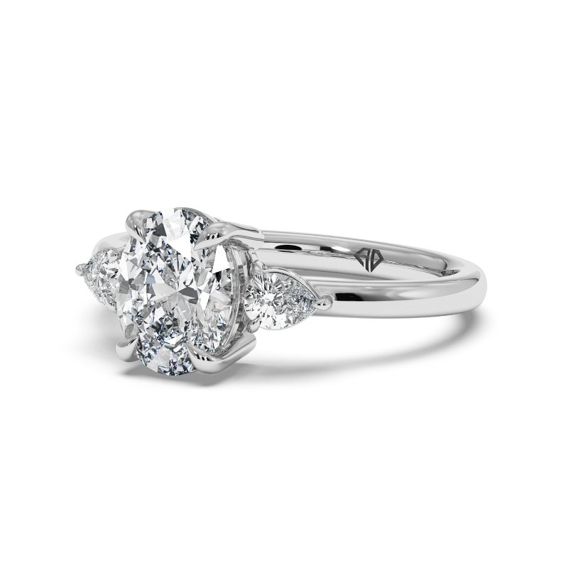 18K White Gold Selene Engagement Ring