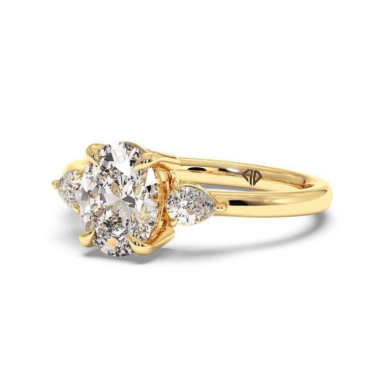 18K Yellow Gold Selene Engagement Ring