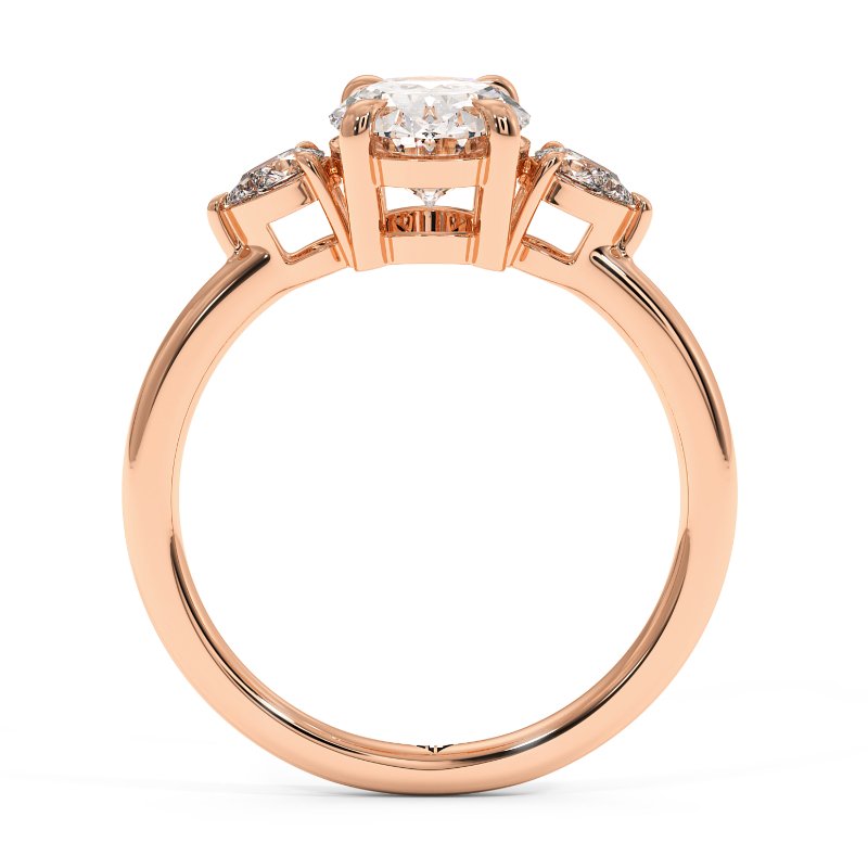 18K Rose Gold Selene Engagement Ring