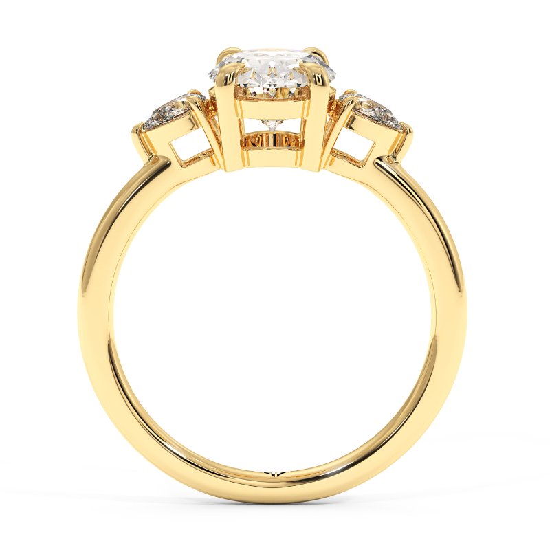 18K Yellow Gold Selene Engagement Ring