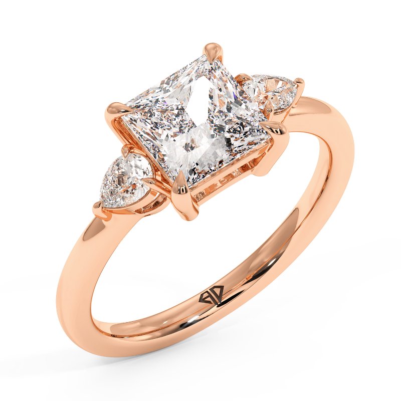 18K Rose Gold Selene Engagement Ring