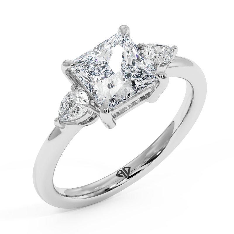 18K White Gold Selene Engagement Ring