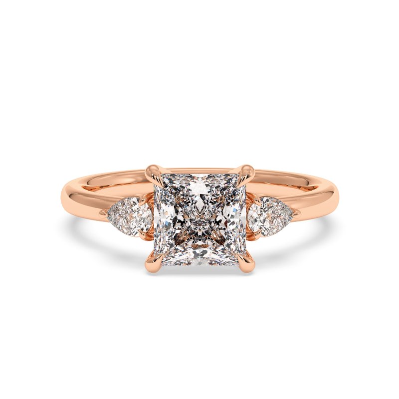 18K Rose Gold Selene Engagement Ring