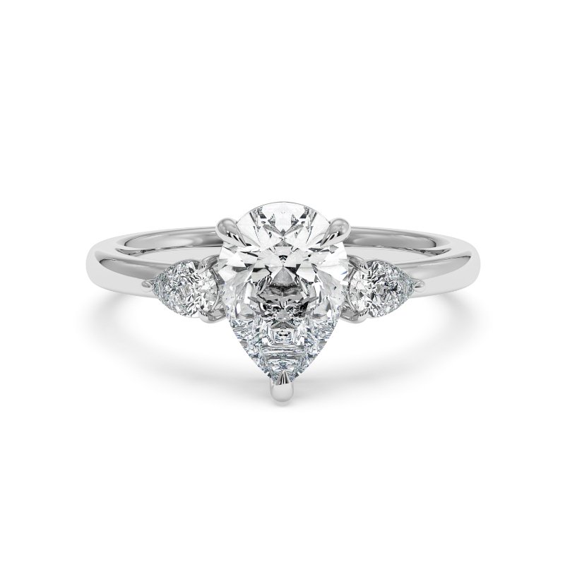 18K White Gold Selene Engagement Ring