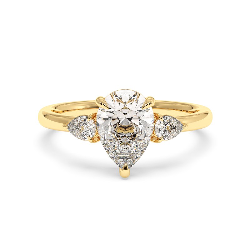 18K Yellow Gold Selene Engagement Ring