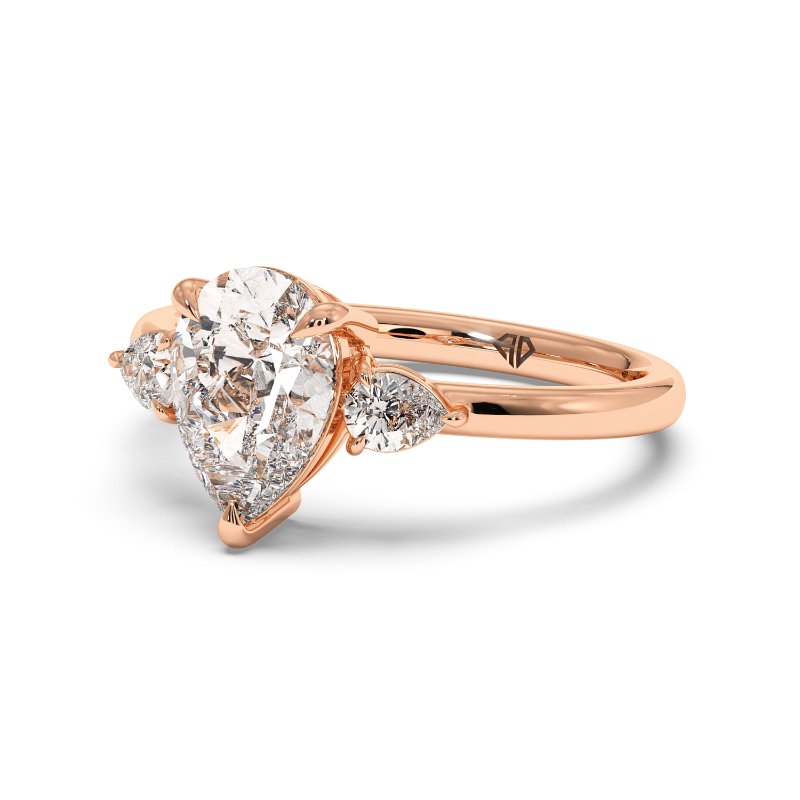 18K Rose Gold Selene Engagement Ring