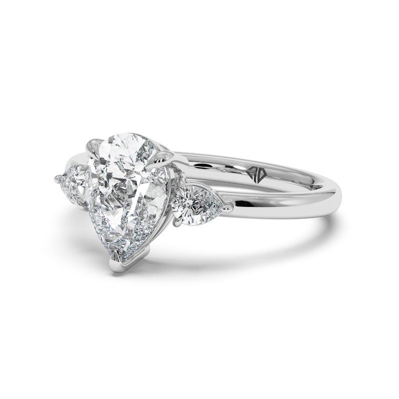 18K White Gold Selene Engagement Ring