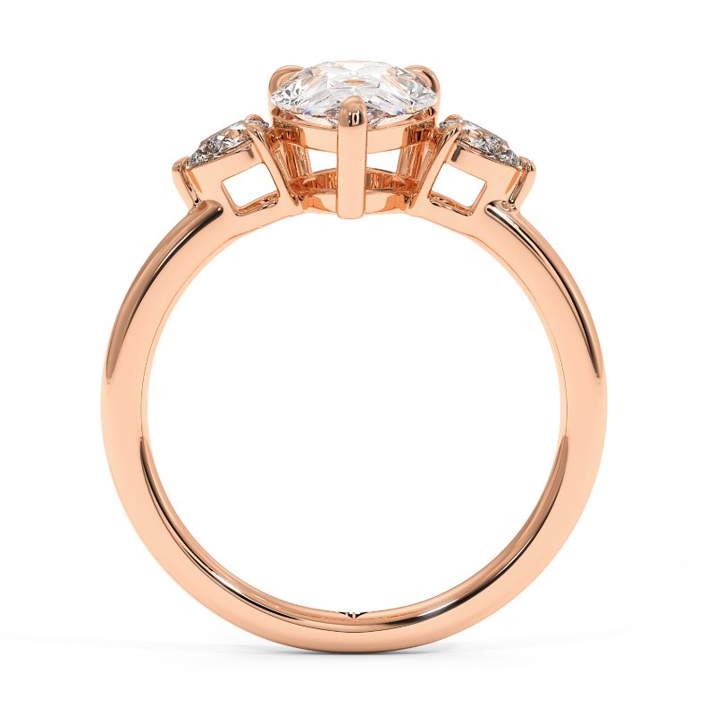 18K Rose Gold Selene Engagement Ring