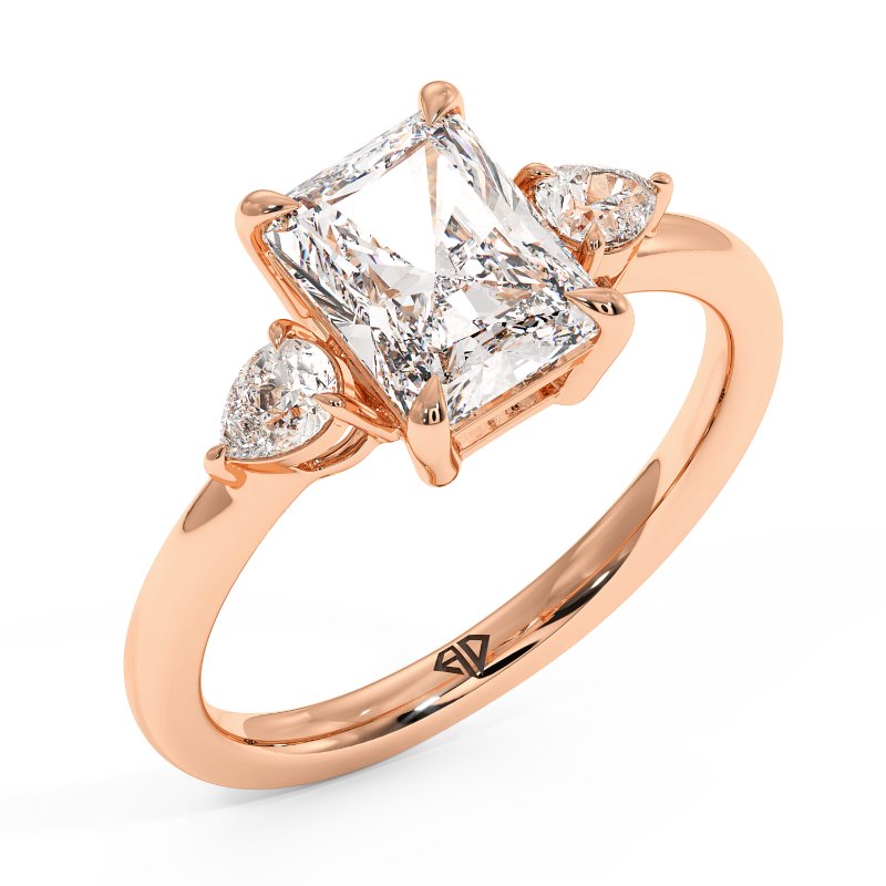 18K Rose Gold Selene Engagement Ring