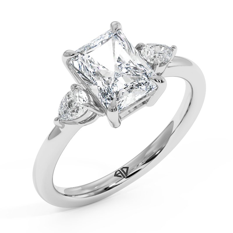 18K White Gold Selene Engagement Ring