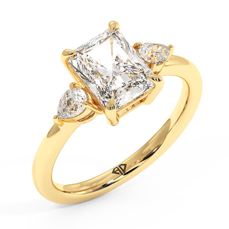 18K Yellow Gold Selene Engagement Ring