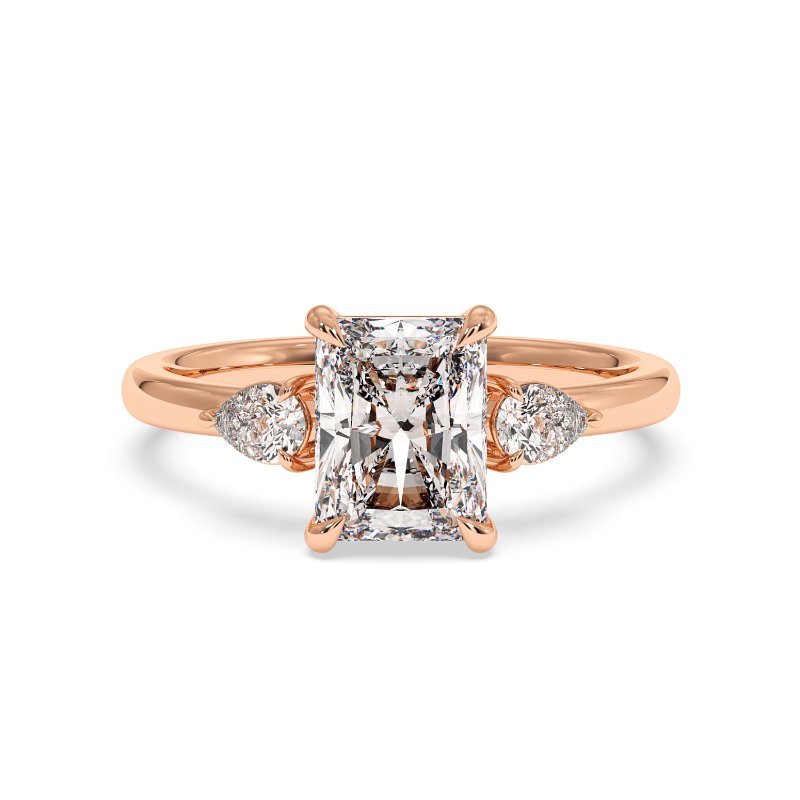 18K Rose Gold Selene Engagement Ring