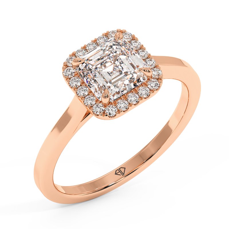 18K Rose Gold Layla Engagement Ring