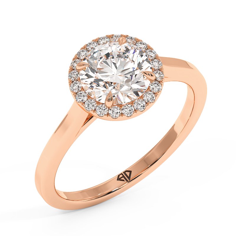 18K Rose Gold Layla Engagement Ring