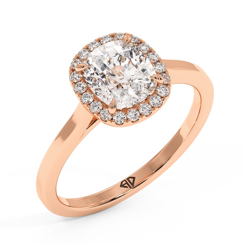 18K Rose Gold Layla Engagement Ring