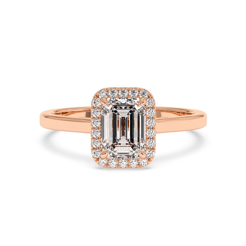 18K Rose Gold Layla Engagement Ring