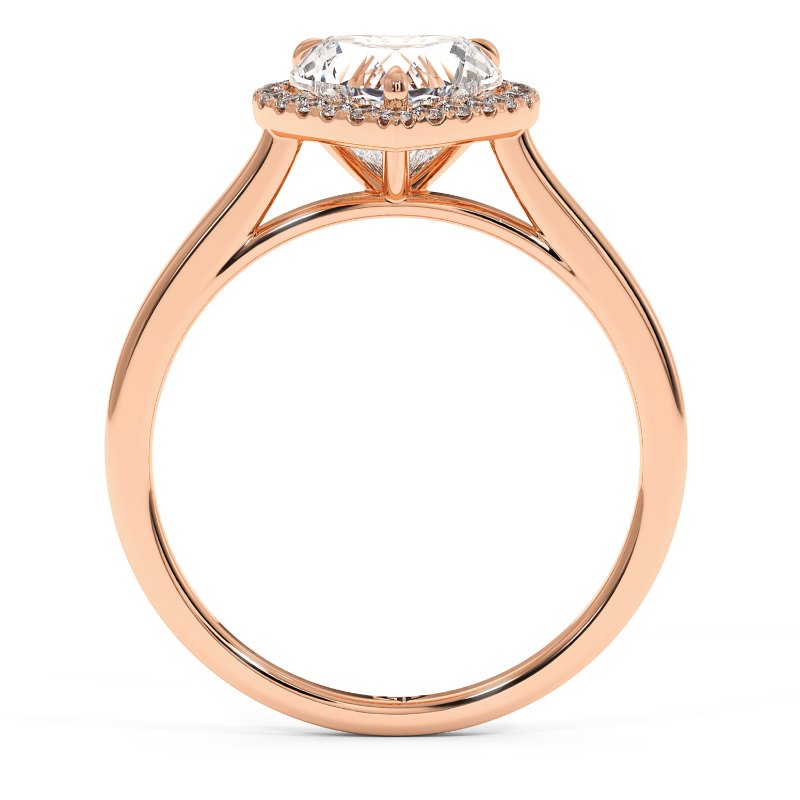 18K Rose Gold Layla Engagement Ring