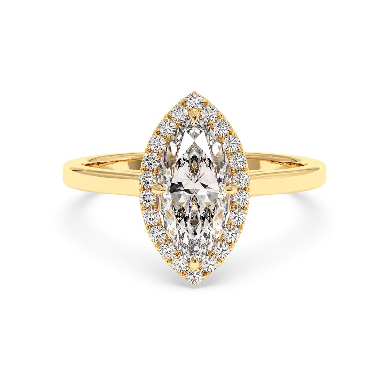 18K Yellow Gold Layla Engagement Ring