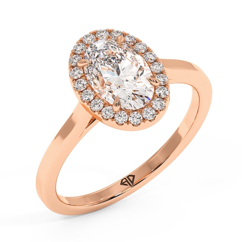 18K Rose Gold Layla Engagement Ring