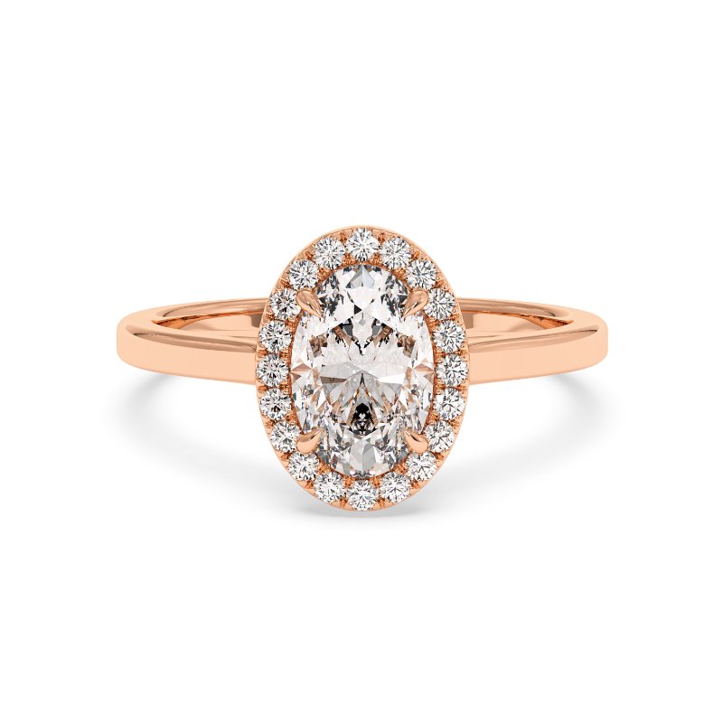 18K Rose Gold Layla Engagement Ring