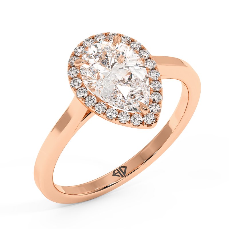 18K Rose Gold Layla Engagement Ring