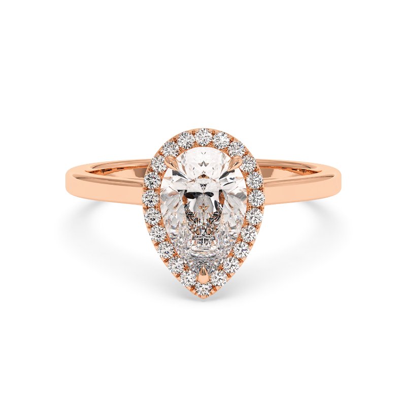 18K Rose Gold Layla Engagement Ring