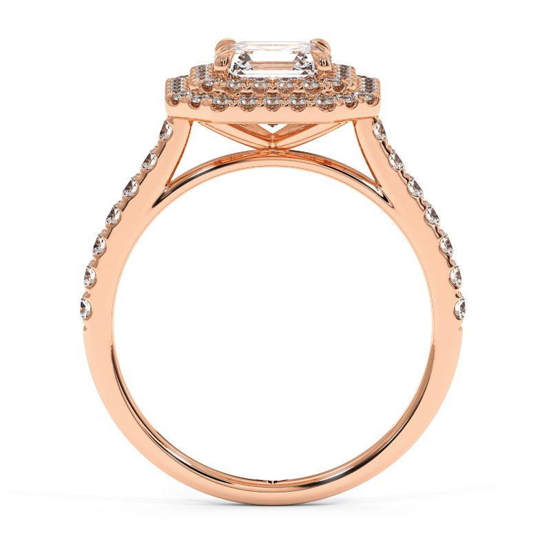 18K Rose Gold Eva Engagement Ring