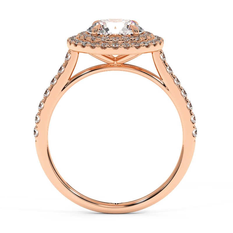 18K Rose Gold Eva Engagement Ring