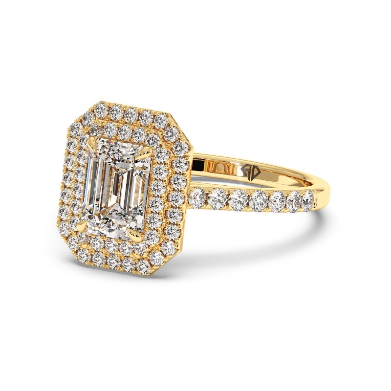 18K Yellow Gold Eva Engagement Ring