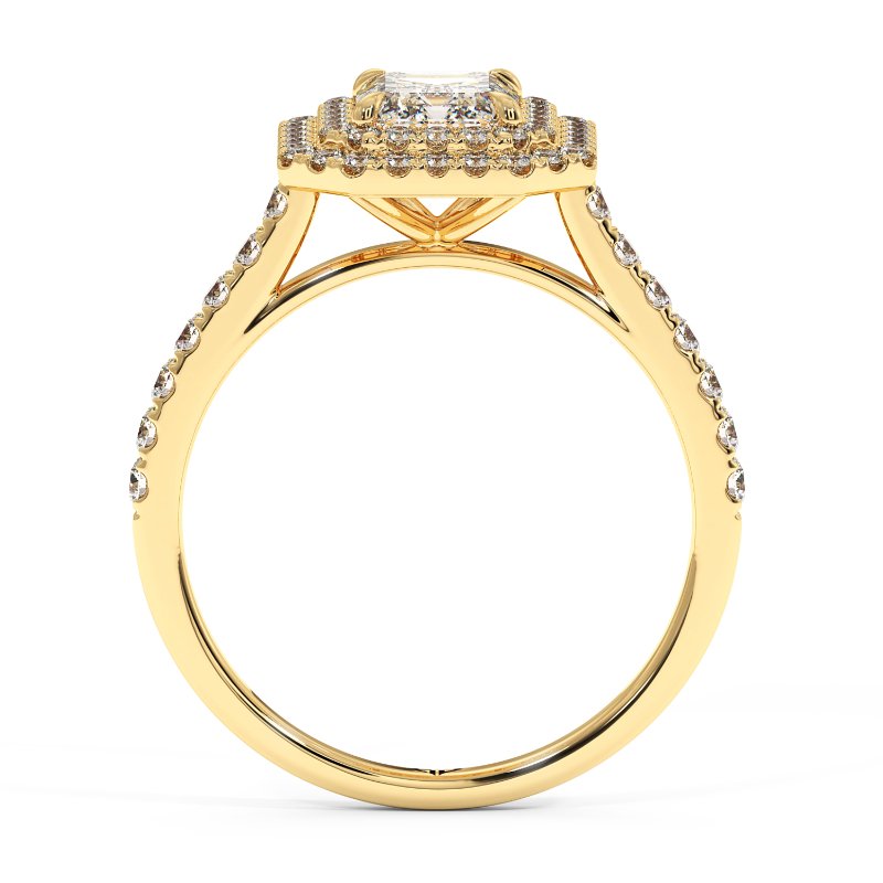 18K Yellow Gold Eva Engagement Ring