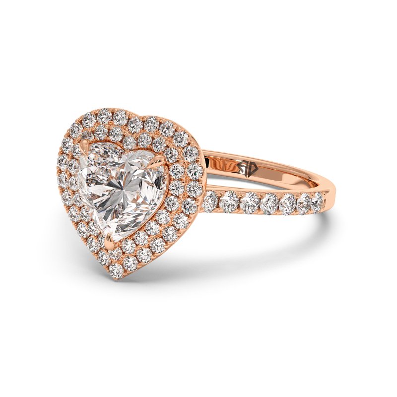 18K Rose Gold Eva Engagement Ring