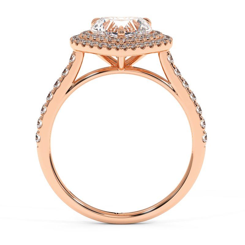 18K Rose Gold Eva Engagement Ring