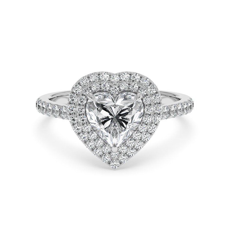 18K White Gold Eva Engagement Ring