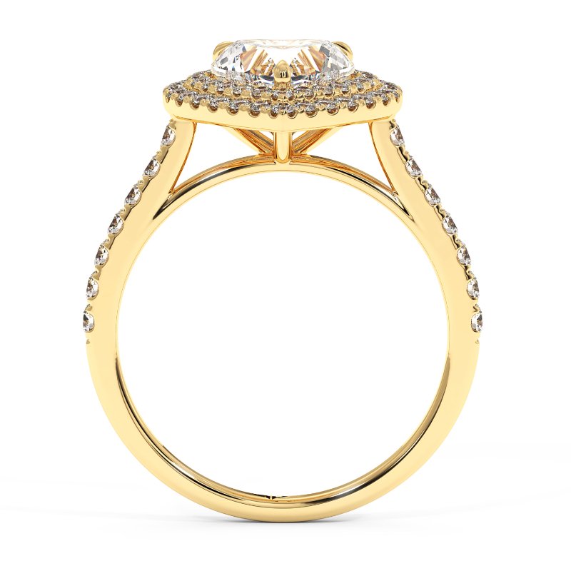 18K Yellow Gold Eva Engagement Ring