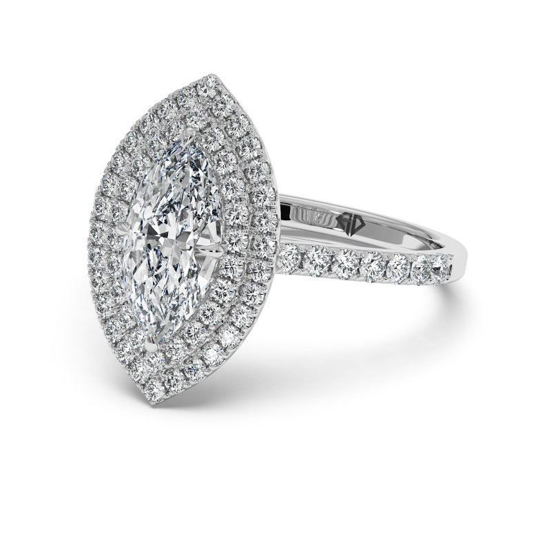 Platinum Eva Engagement Ring