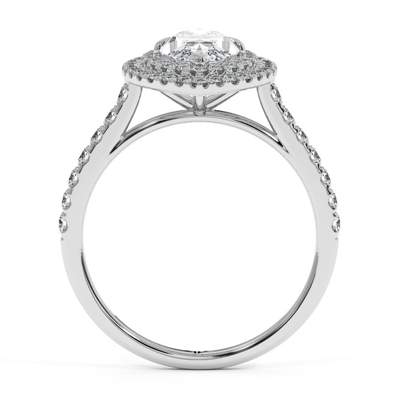 18K White Gold Eva Engagement Ring