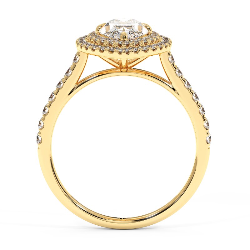 18K Yellow Gold Eva Engagement Ring