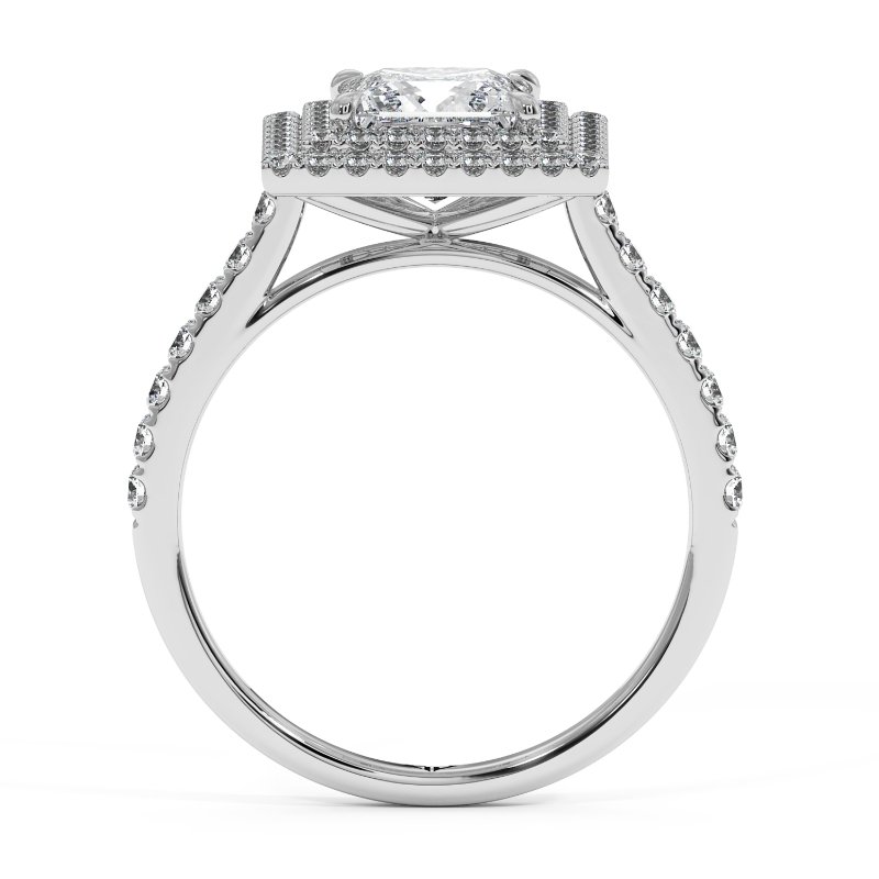 18K White Gold Eva Engagement Ring