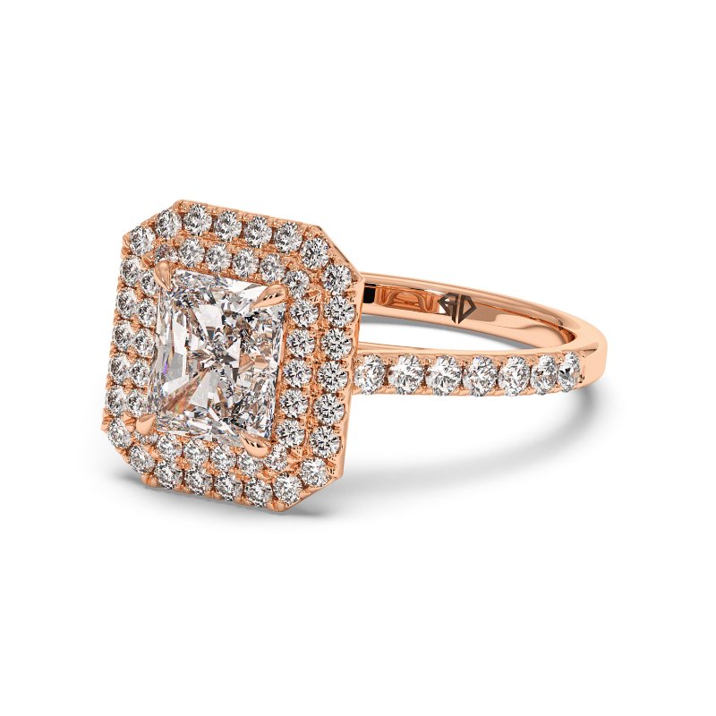 18K Rose Gold Eva Engagement Ring