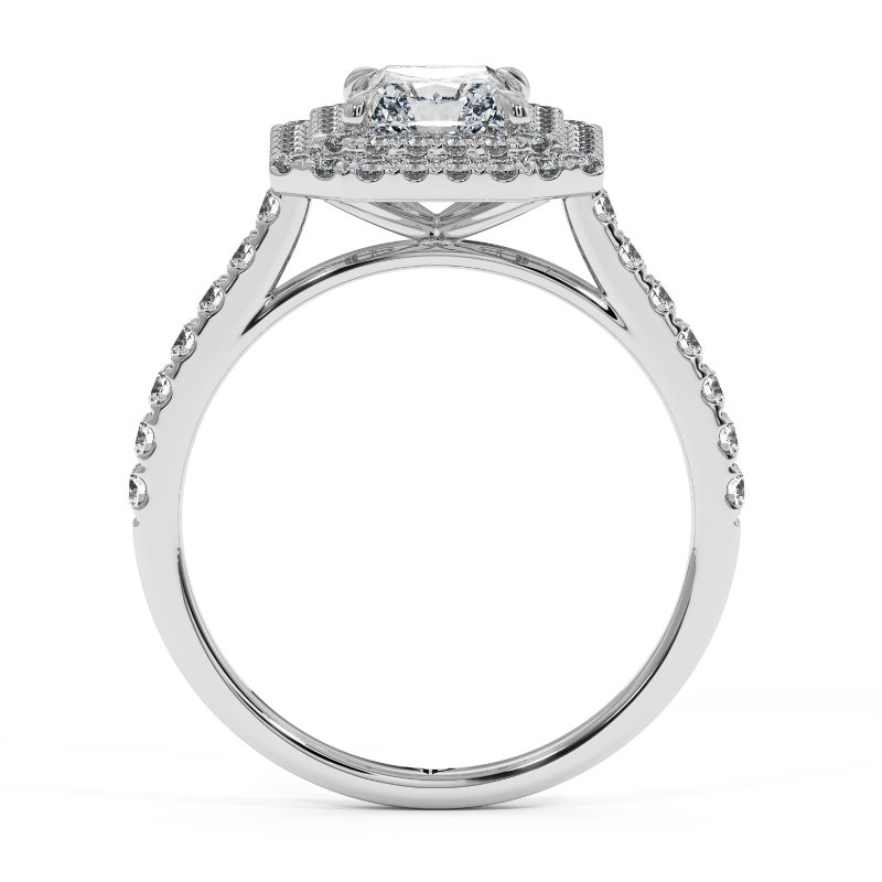 18K White Gold Eva Engagement Ring