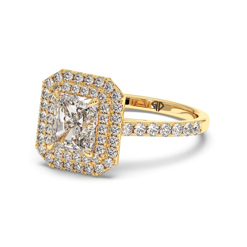 18K Yellow Gold Eva Engagement Ring