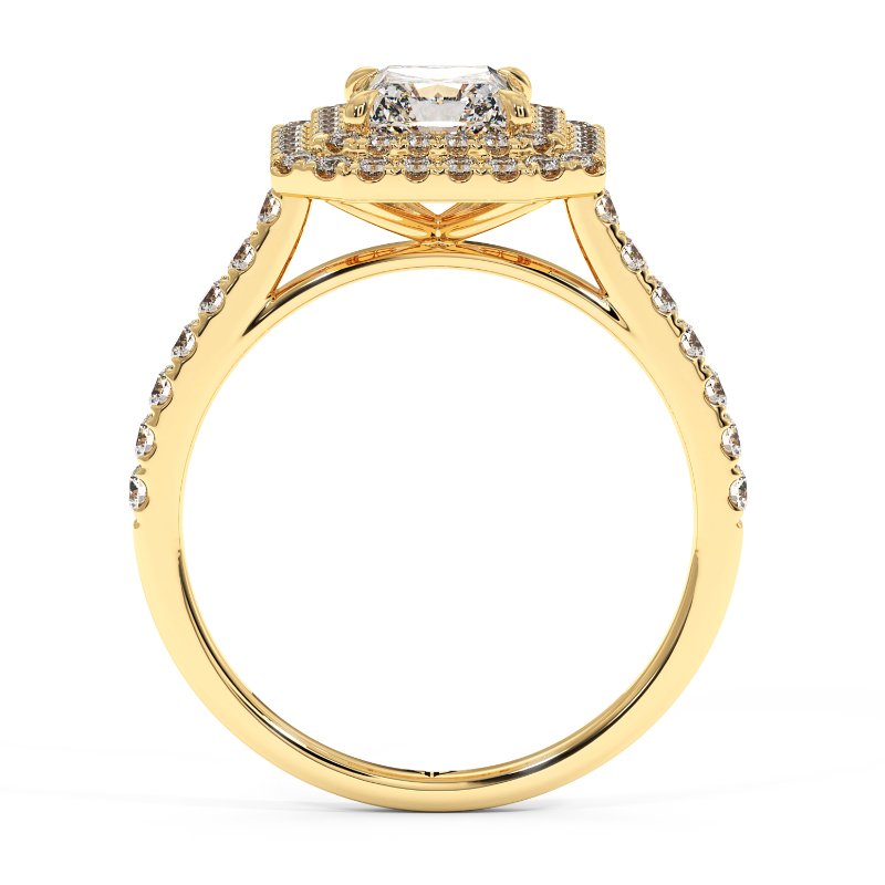 18K Yellow Gold Eva Engagement Ring