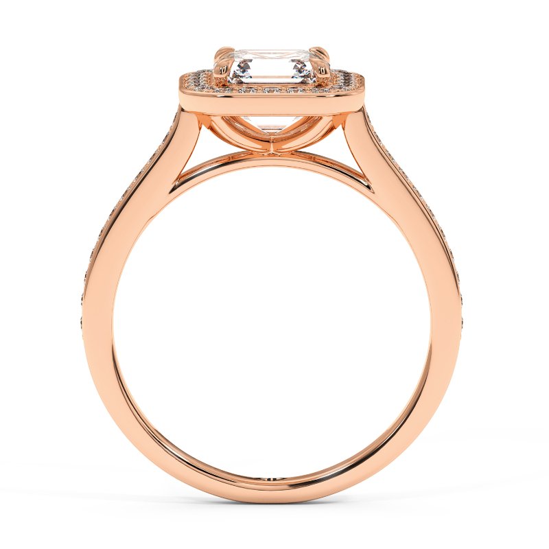 18K Rose Gold Lucia Engagement Ring