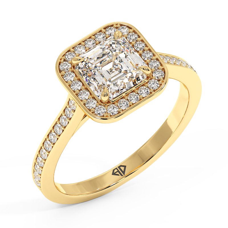 18K Yellow Gold Lucia Engagement Ring