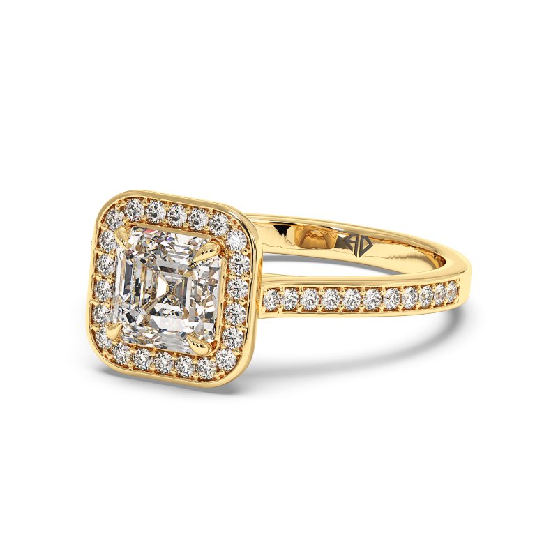 18K Yellow Gold Lucia Engagement Ring